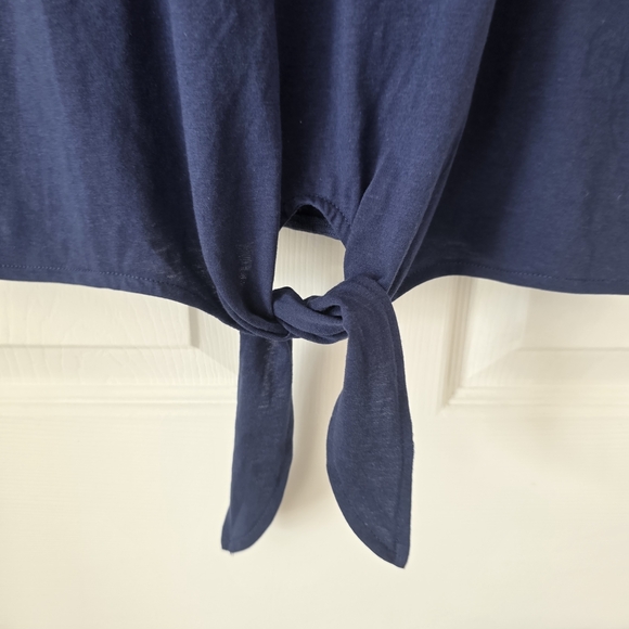 Margaritaville Navy Floral & Pink Trick Graphic Tee - Picture 3 of 8